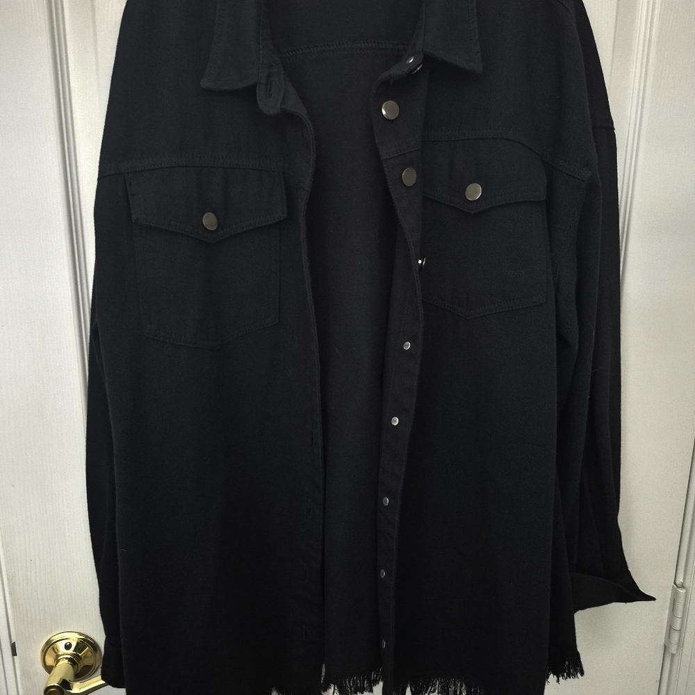 Black Jean Jacket